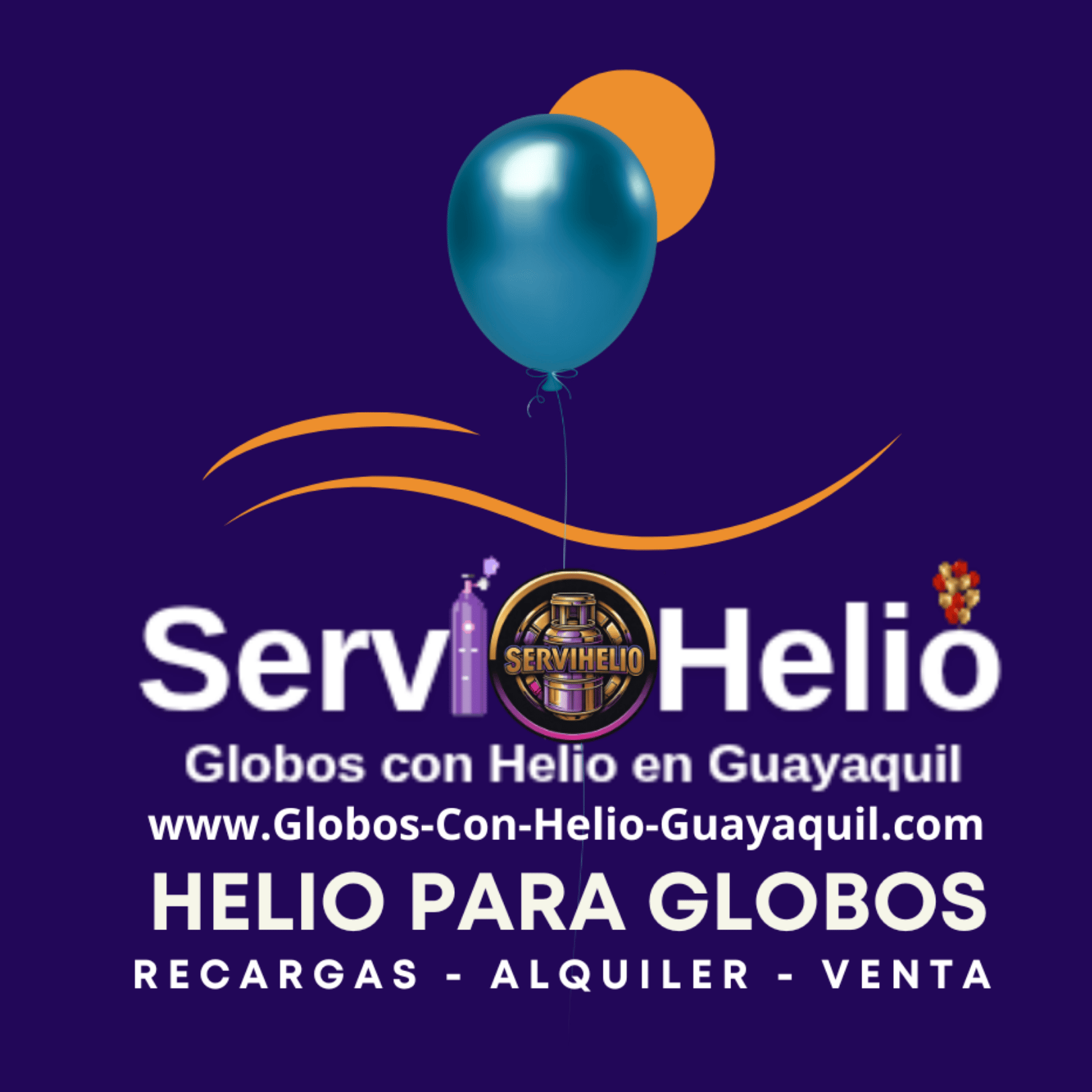 SevriHelio Helio para Globos en Guayaquil